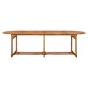 vidaXL Dining Table Various wood shades Solid Acacia Wood - 2 of 4
