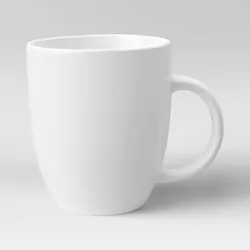 14oz Porcelain Coffee Mug White - Threshold™