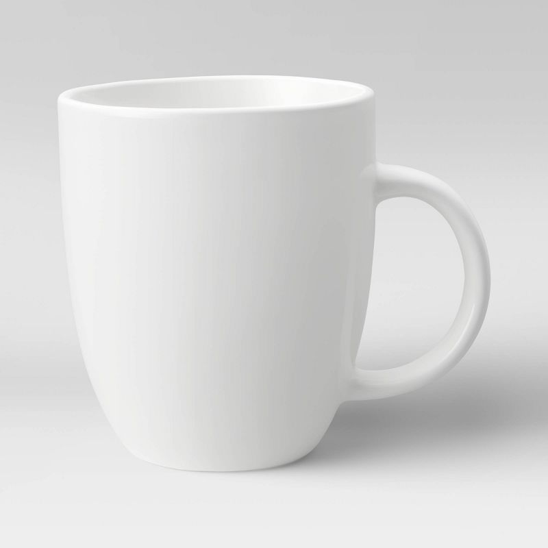 16.57oz Porcelain Coffee Mug White - Threshold&#8482;, 1 of 6