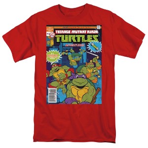 Men's Teenage Mutant Ninja Turtles Adventures Cover T-Shirt - 1 of 4