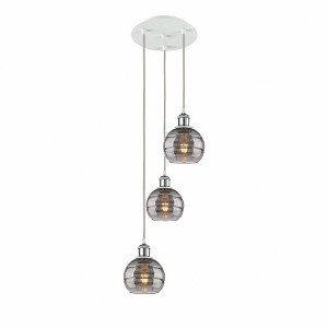 Rochester - 3 Light Cord Hung Multi Pendant In Industrial Style-24.38 Inches Tall and 12.38 Inches Wide - 1 of 1