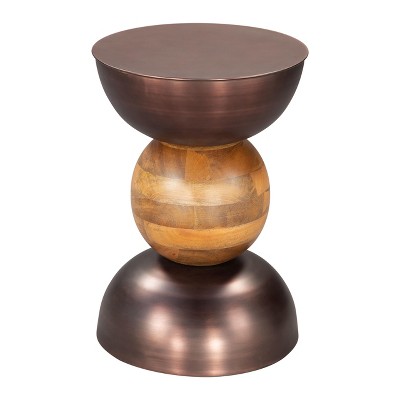 Zuo Tripoli Side Table Bronze