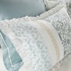 Okak Queen/King 9-Piece Cotton Percale Bed Duvet Cover Set with Decorative Pillows,Comfortable Coverlet Bedding Sets,Machine Washable - 3 of 4