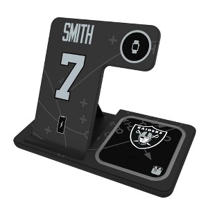 NFL Las Vegas Raiders Players Game Tactic 15-Watt 3 in 1 Charging Station - 1 of 4