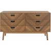Donald 6 Drawer Mid-Centry Dresser - SFV2110 - Safavieh Couture - 2 of 4