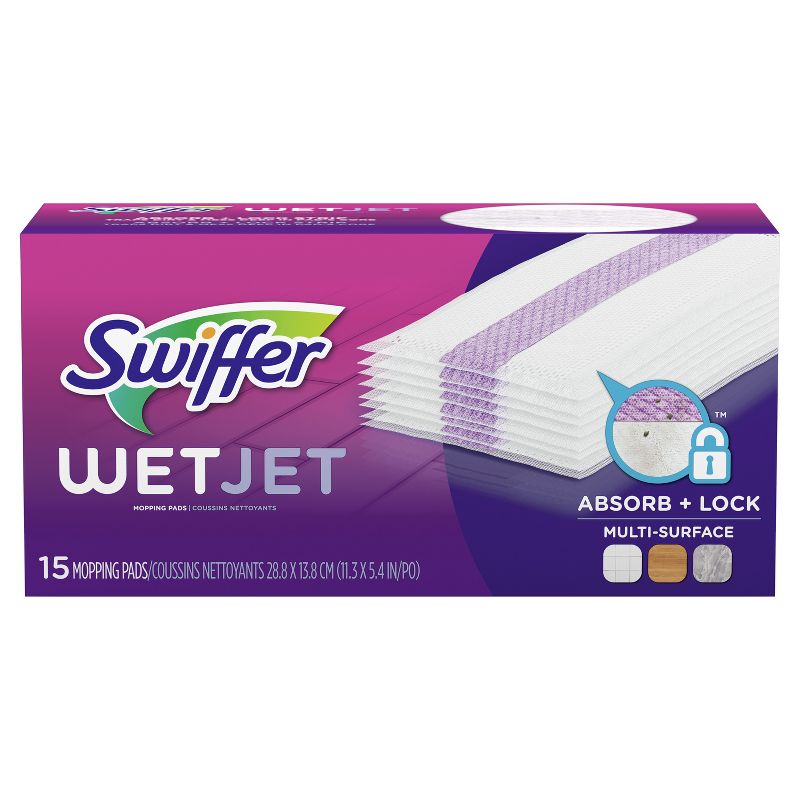 Swiffer WetJet Multi-Surface Floor Cleaner Spray Moping Pads Refill - Unscented, 3 of 17