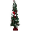 Northlight Battery Operated Tree with Polar Bears Christmas Decoration - 67" - 4 of 4