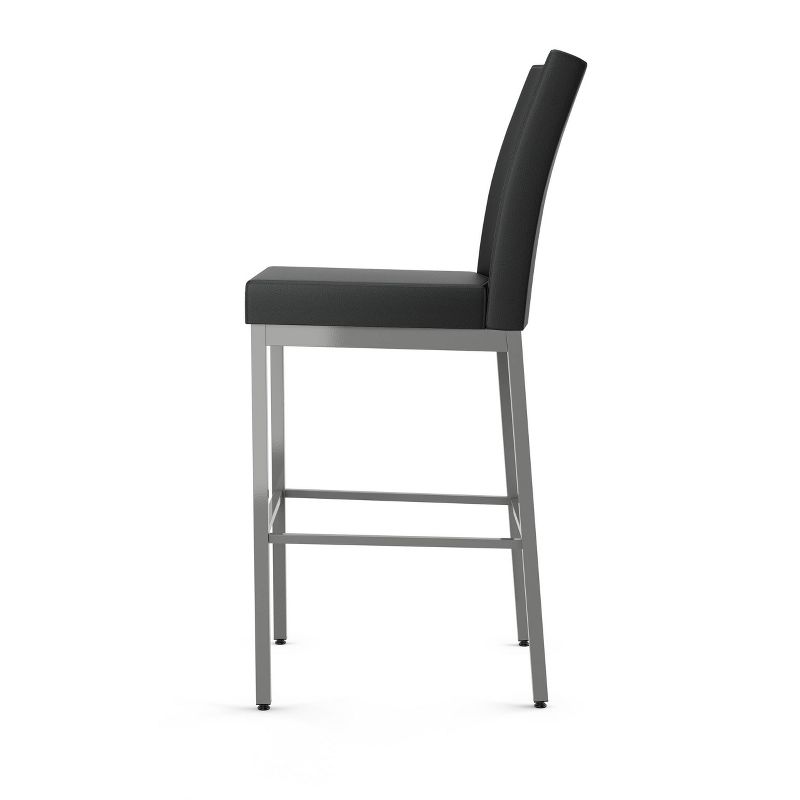 Amisco Perry Upholstered Barstool Black/Gray, 4 of 8