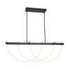 Artcraft Lighting Cascata 3 - Light Island Pendant Light in  Black/Brushed Brass - 2 of 4