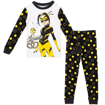 Miraculous Vesperia Girls Pajama Shirt and Pants Sleep Set Little Kid to Big Kid