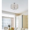 Elegant Lighting Elise 17 inch flush mount in chrome - 2 of 4