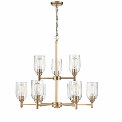 Millennium Lighting Arlett 9 - Light Chandelier in  Modern Gold