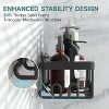 Attop Rustproof & Waterproof Shower Caddy 6-Pack, No Drilling Adhesive Shelves Rack with Soap Holder - 3 of 4
