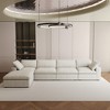 Cloud Modular Sectional Sofa Couch,160.6" L Shaped Convertible Couches with Storage Ottoman for Living Room,Sofa Covers Washable&Replaceable - 3 of 4
