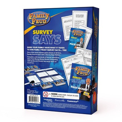 Imagination Gaming, Inc. Family Feud Survey Says Gamestar Bonus Board Game