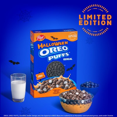 Post Halloween Oreo Puffs Breakfast Cereal - 16.5oz