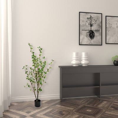 Vickerman Artificial Potted Baby Leaf Tree Target