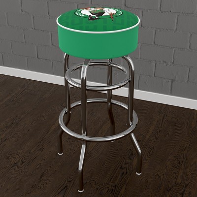 Boston Celtics Green Swivel Bar Stool with Metal Frame