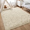 5' x 8' Soft Fluffy High Pile Area Rug for Living Room Bedroom Decorative Area Rug, - 2 of 4