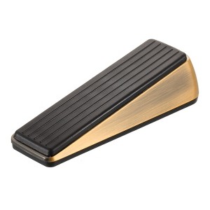 Unique Bargains Anti-Slip Design Zinc Alloy PVC Soft Door Stop Wedge 1 Pc - 1 of 4