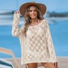 Women's Chic Crochet Openwork Beach Cover Up - Cupshe - 4 of 4