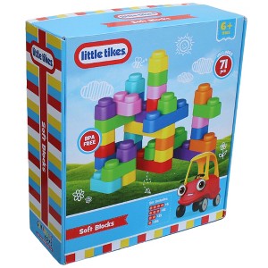 Little Tikes: Soft Blocks -71 Piece Set,Safe Building & Stacking Toys for Babies - 1 of 4