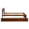 Whisen Elegant Design Twin size Platform Bed with Trundle - 4 of 4