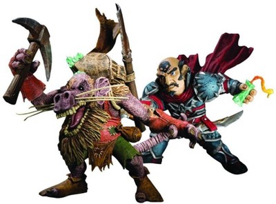 DC Direct World Of Warcraft Series 8 Action Figure Brink Spannercrank & Snaggle