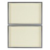 Unique Bargains Stackable Velvet Jewelry Organizer Trays with Removable Divider for Drawers Set of 2 - 2 of 4