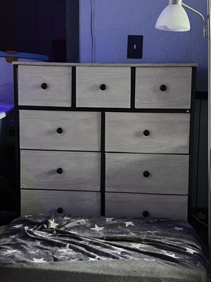 REAHOME 8 Drawer Steel Frame Bedroom Storage Organizer Chest Dresser, Dark  Taupe, 1 Piece - Harris Teeter