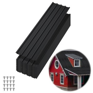20PCS Metal Roofing Panels, Galvanized Corrugated Pergola Roofing Panels, Waterproof Siding Panels with Screws for Carports - 1 of 4
