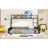 CAVINAS Twin/Full Size Versatile Floor Bed for Toddlers,Kids Bed with Desk & Storage Shelves,Toddler Floor Bed for Girls&Boys,No Box Spring Needed - 4 of 4