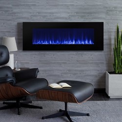 Fire Sense Black Wall Mounted Electric Fireplace Target