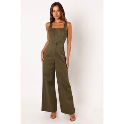 Petal and Pup Gwen Jumpsuit - Olive M