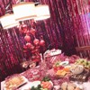 PartyWoo Fringe Curtain Burgundy Red Foil 3.3x6.6 Feet 2 pcs - 4 of 4