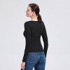 Women's Long Sleeve Twisted V-Neck Front Knit Top - A New Day™ - 2 of 3