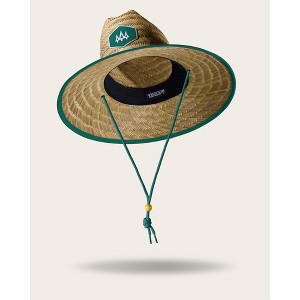 Hemlock Emerald Straw Lifeguard Hat One Size - 1 of 4