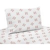 Sweet Jojo Designs Boy Toddler Bedding Set Baseball Patch Red, White, Blue and Grey 5 pc - 3 of 4