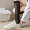 Anna-Kaci Women's 3-Pack Knee-High Ribbed Socks with Soft Stretch Knit Fabric and Lightweight Everyday Comfort - 2 of 3