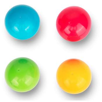 Playkidz Super Durable Replacement Balls for Pound a Ball, 4 Balls, Red, Yellow, Green & Blue