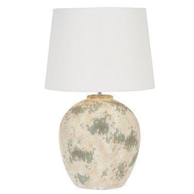 sage green table lamp