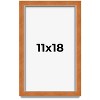 PosterPalooza | Classic Brown Picture Frame - UV Acrylic, Foam Board Backing, Hanging Hardware - 2 of 4
