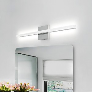 LamQee Bar Vanity Light Wall Sconce 1 -Light Integrated LED Stainless Steel Modern Vanity light - 1 of 4