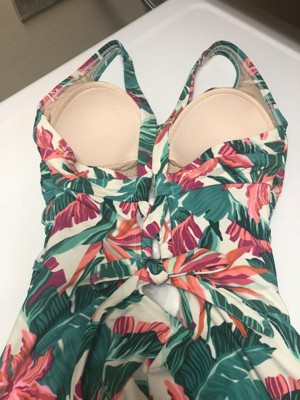 Floral Push Up Monokini Push Up Swimsuit For Women XL Size From Long005,  $13.59