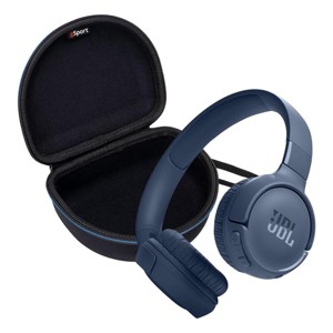 JBL Tune 520BT Wireless On Ear Bluetooth Headphone Bundle with gSport Case (Black) - 1 of 4