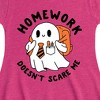 Girls' - Instant Message - Homework Ghost Fit & Flair Cap Sleeve Graphic Dress - 2 of 4