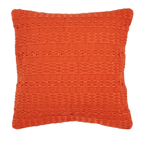 Orange decorative pillows best sale