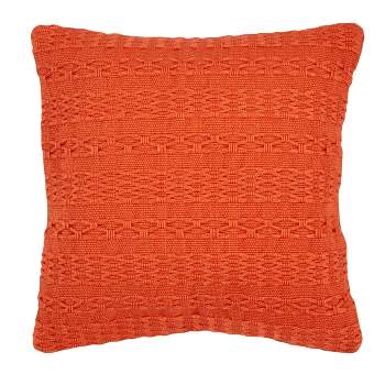 20" x 20" Island Essentials Decorative Throw Pillow Orange - Tommy Bahama