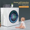 ROVSUN 2.6 Cu.Ft Portable Clothes Dryer, 1400W Front Load Tumble Laundry Dryer with Stainless Steel Tub & LCD Control Panel for Apartment, Home, Dorm - 4 of 4