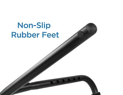 Mount-It! Black Adjustable Foot Rest with Padded Surface